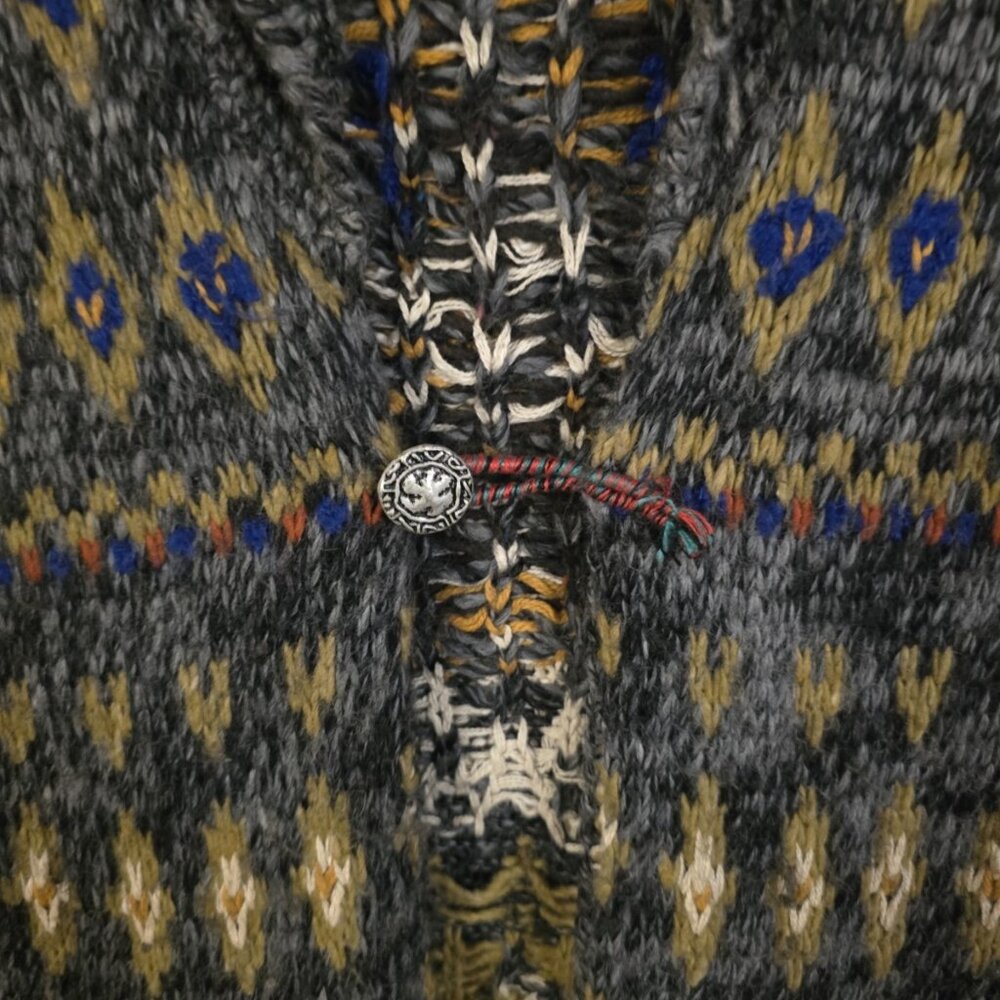 Free People Mascot Tiger Wool Blend Cardigan Sweater Coat Boho RARE Size Medium - Picture 6 of 10